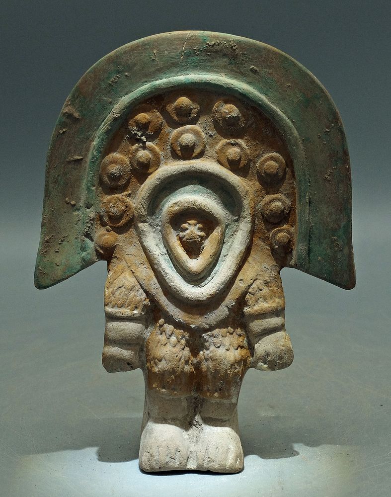 Appraisal: Jamacoaque Shamanic Whistle Figure - Ecuador An excellent Jamacoaque shamanic