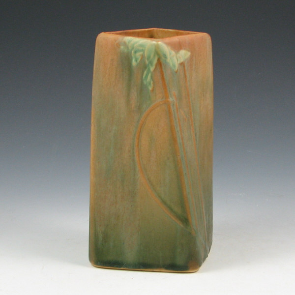 Appraisal: Roseville Futura - Green Twist Vase Roseville Futura - Green