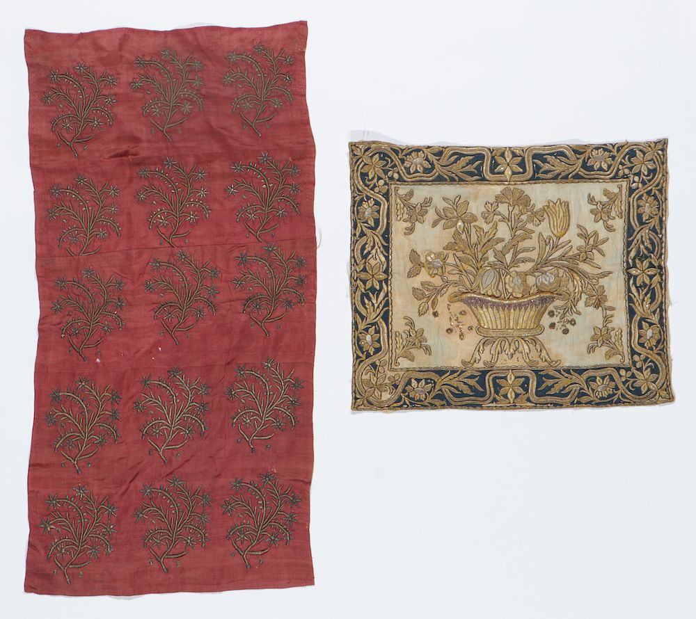 Appraisal: th C Ottoman Textiles th C Ottoman Textiles including a