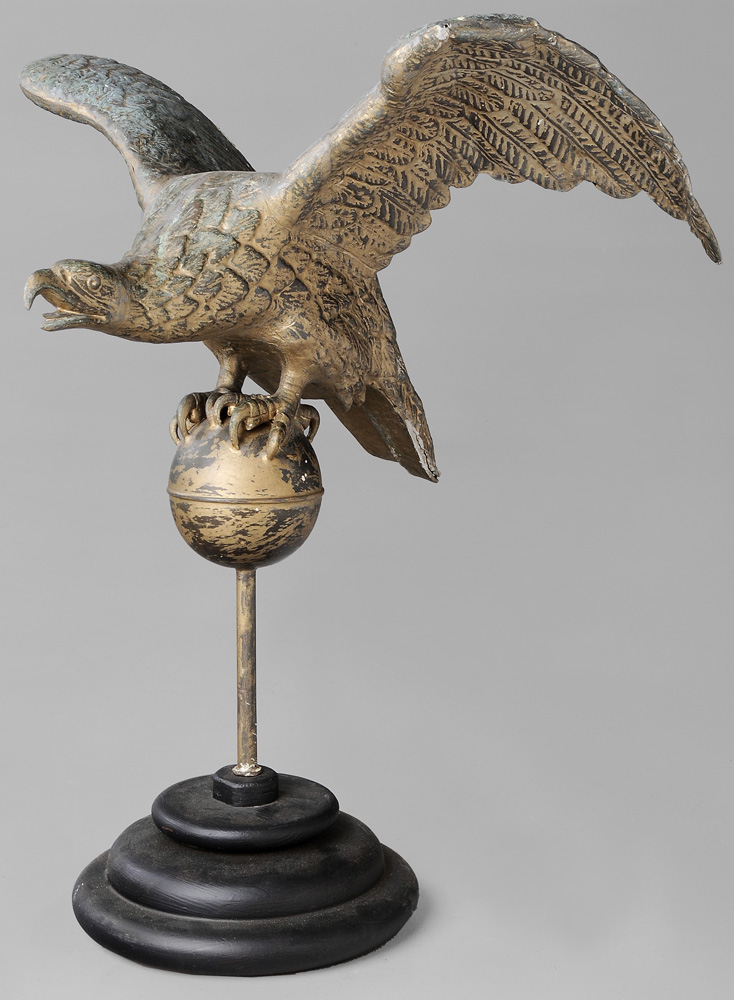 Appraisal: Molded Copper Eagle-Form Weathervane American late th early th century