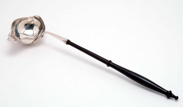 Appraisal: Late th century pap bowl form punch ladle having bright