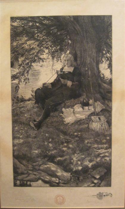 Appraisal: piece Etching Bicknell W H W after Pyle Howard Isaac