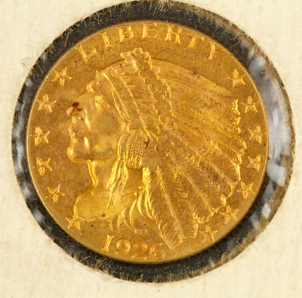 Appraisal: - US Gold Piece US gold piece uncirculated Provenance MA