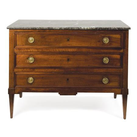 Appraisal: Continental Neoclassical Walnut Commode Estimate -