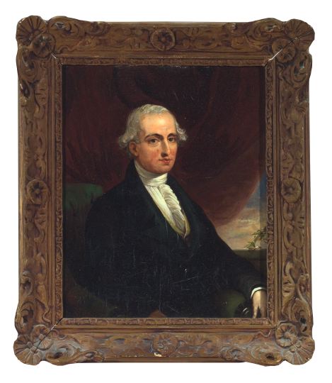 Appraisal: American School th Century Portrait of George Washington oil on