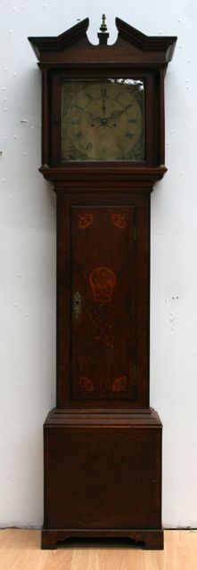 Appraisal: An th century long case clock by Rider of Poole