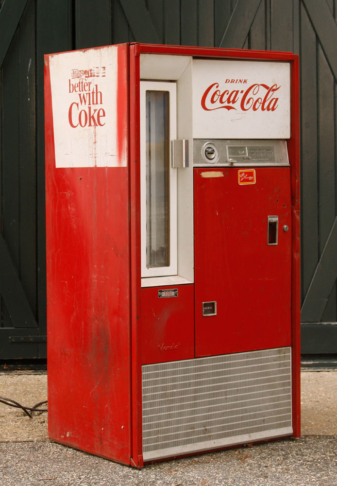 Appraisal: - Coca-Cola Vending Machine Coca Cola vending machine by the