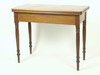 Appraisal: CARD TABLE - Sheraton period walnut flip top card table