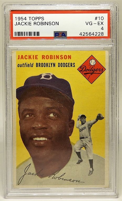 Appraisal: Topps Jackie Robinson Baseball Card PSA United States Topps Jackie