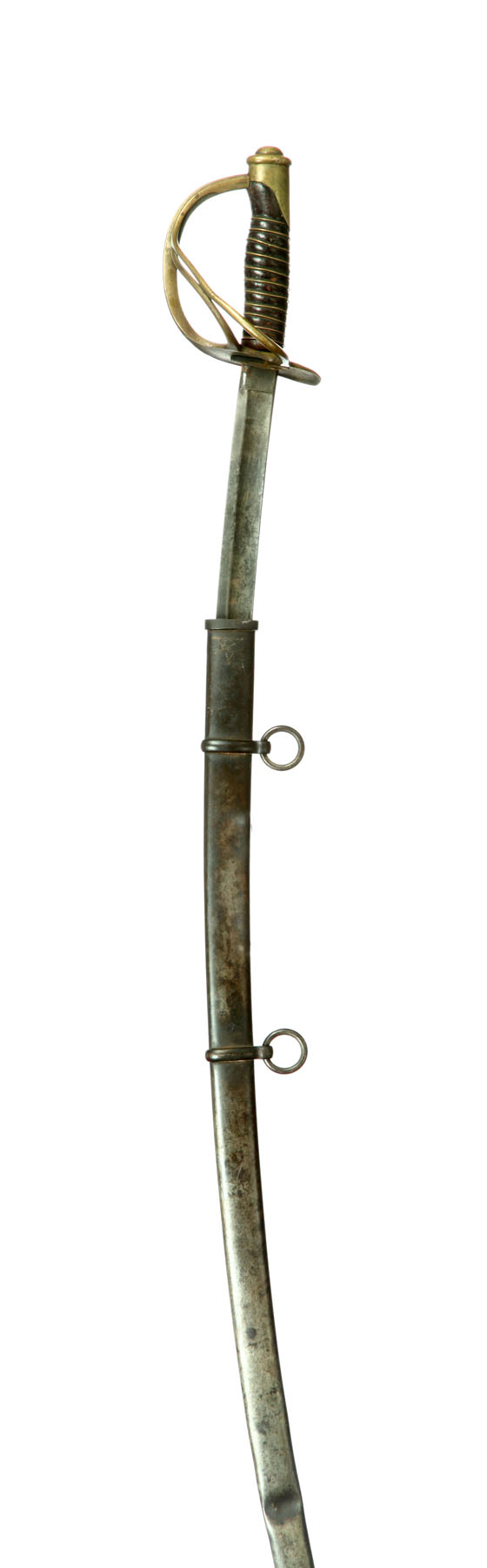 Appraisal: CIVIL WAR ERA SWORD Model cavalry saber marked on the