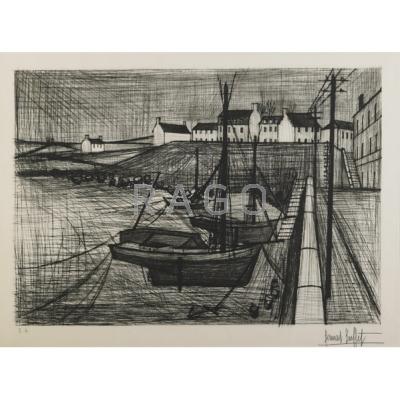 Appraisal: BERNARD BUFFET French - Lithograph on paper of the Breton