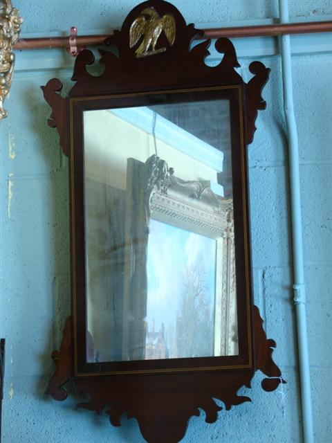 Appraisal: Chippendale Style Eagle Mirror