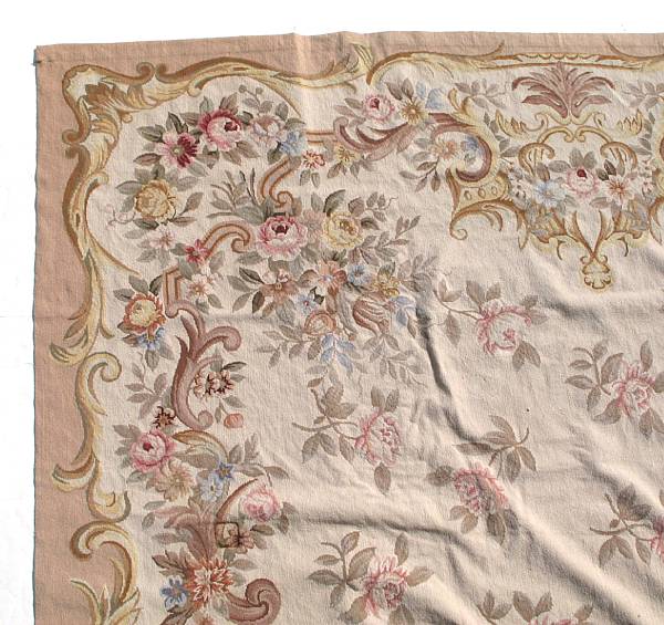 Appraisal: A Chinese Aubusson-style carpet size approximately ft in x ft