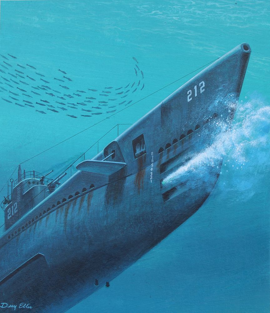 Appraisal: Dean Ellis - Gato Class Submarine Dean Ellis - Gato