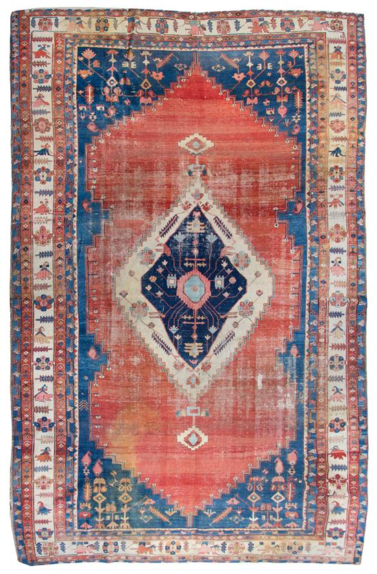 Appraisal: Sale Lot A Heriz Wool Rug first half th century