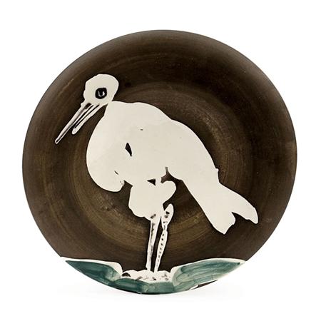 Appraisal: Pablo Picasso BIRD NO Painted and partially glazed white ceramic