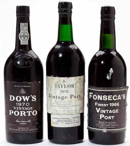 Appraisal: Vintage Port total bottlesVintage Fonseca's bn Vintage Dow's bn Vintage