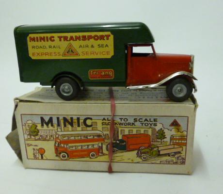 Appraisal: A Triang Minic Luton Van Minic Transport tin plate clockwork