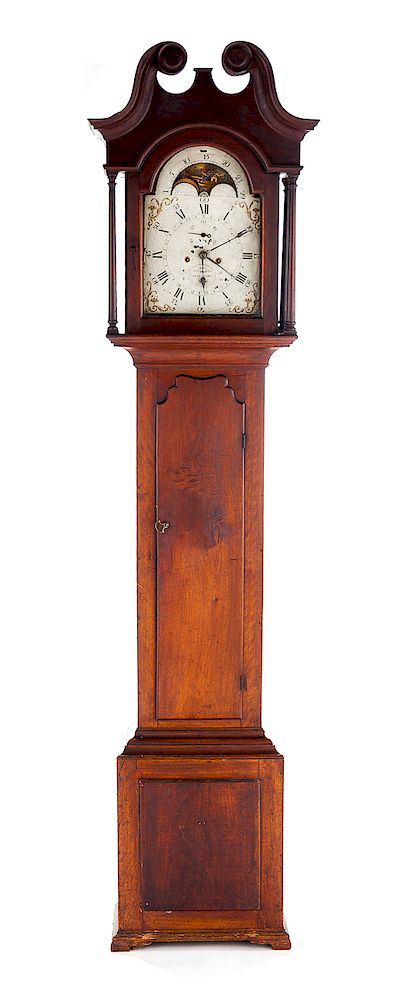 Appraisal: Elisha Kirk York Eight Day Tall Case Clock DESCRIPTION York