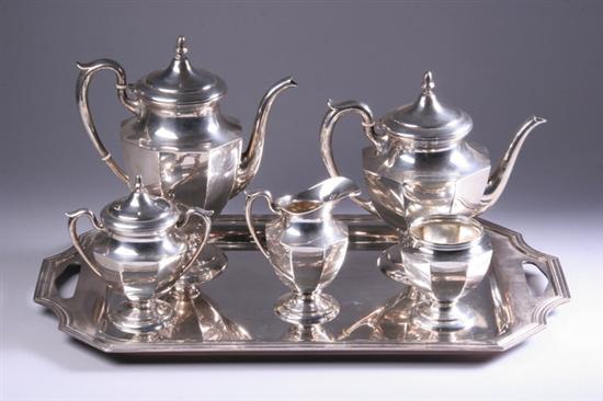 Appraisal: FIVE-PIECE AMERICAN STERLING SILVER COFFEE SERVICE M Fred Hirsch Co