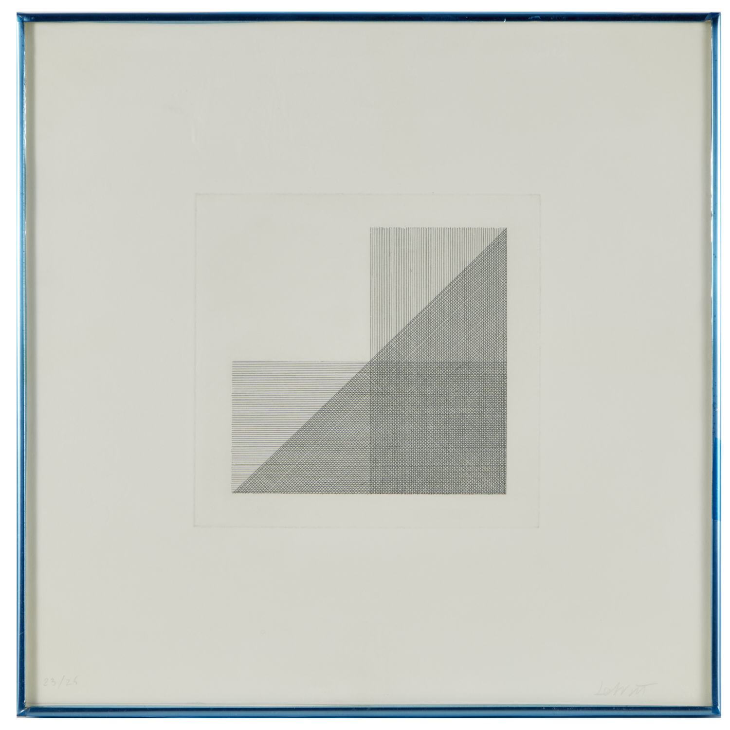 Appraisal: SOL LEWITT ETCHING Sol Lewitt American b Untitled from Squares