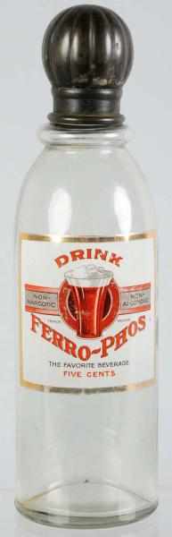 Appraisal: Ferro-Phos Beautiful Impressive Syrup Bottle Circa Includes a beautiful fired-on