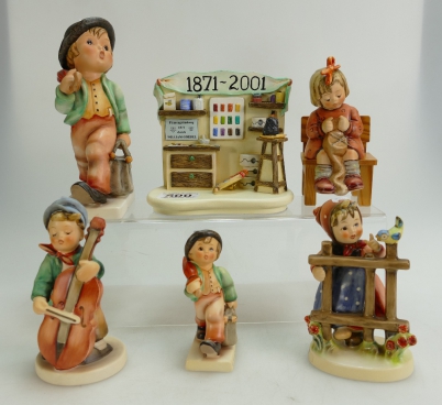 Appraisal: A collection of Goebel Hummel figures to include Sweet Music