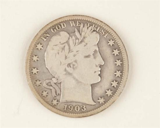 Appraisal: -S Barber Half Dollar