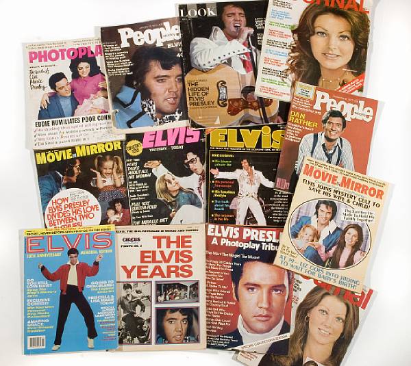 Appraisal: An Elvis Presley-related group of publications s A copy of