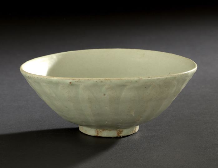 Appraisal: Fine Chinese Celadon Lotus Bowl Ming Dynasty - of slightly