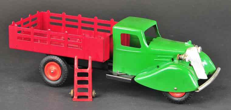 Appraisal: WYANDOTTE STAKE TRUCK c original hand truck pressed steel painted