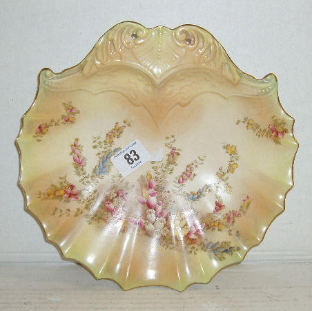 Appraisal: A W R Carlton Ware Blush Ivory Shell Dish Decorated