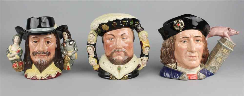 Appraisal: ROYAL DOULTON KINGS CHARACTER JUGS 'HENRY VIII' TH ANNIVERSARY EDITION