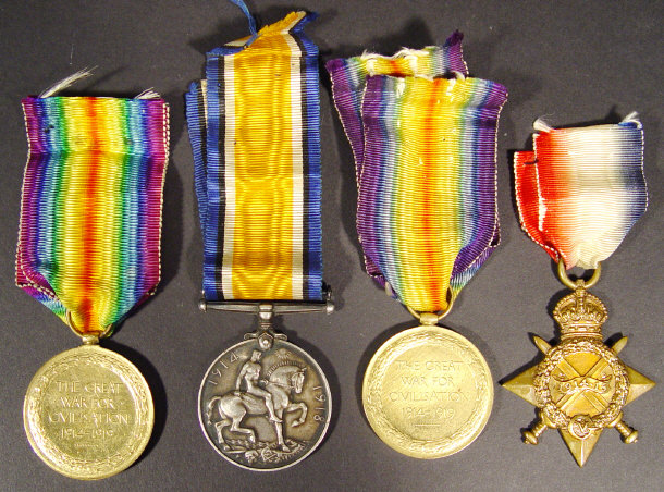 Appraisal: World War I Military Medal group comprising - War Medal