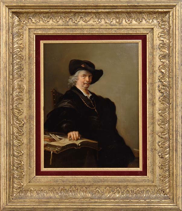 Appraisal: AFTER SALOMON KONINCK Dutch - PORTRAIT OF A BURGOMASTER Oil