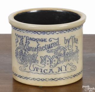 Appraisal: New York souvenir crock inscribed Columbian Exposition on one side