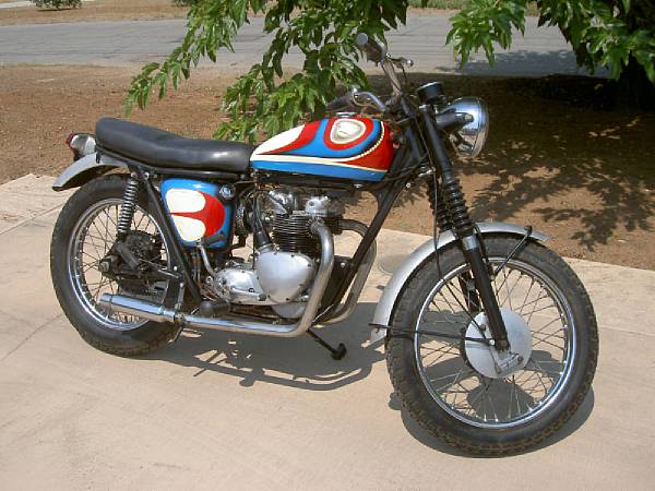 Appraisal: Customized by Von Dutch Triumph TR CFrame no H Engine