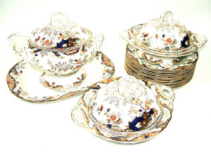 Appraisal: Ridgways 'Anglesey' pattern part dinner service comprising meat plate cm