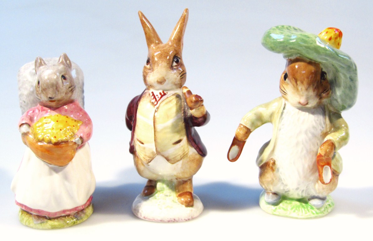 Appraisal: Various Beswick Beatrix Potter figures to include Benjamin Bunny cm