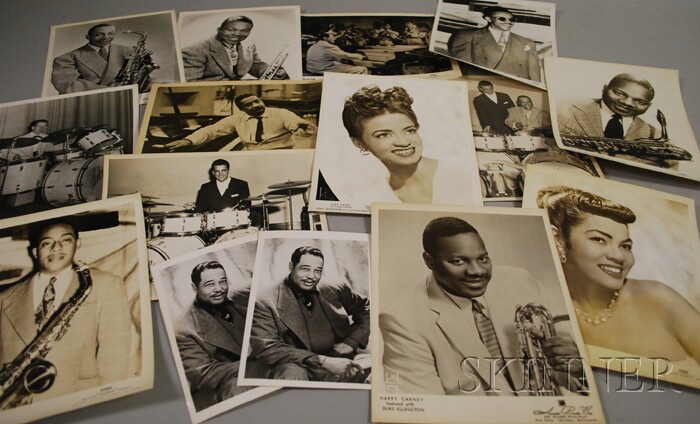 Appraisal: Fifteen Duke Ellington and Orchestra Member Publicity Portrait Photographs including