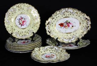 Appraisal: lot of English partial dinner service lot of English partial