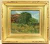 Appraisal: OOP - 'Long Island Homestead' by W Hubbard signed lower