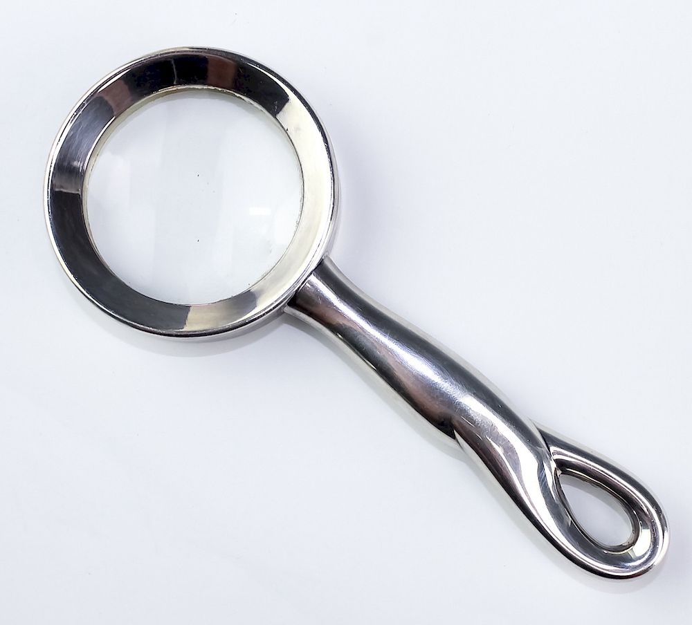 Appraisal: VTG Tiffany Co Sterling Silver Padova Magnifier Elsa Peretti for