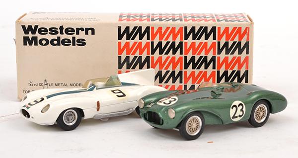 Appraisal: TWO WESTERN MODELS INCLUDING DB ASTON MARTIN AND JAGUAR D-TYPE