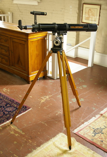 Appraisal: Celestron Celestial Telescope-on-Stand the barrel signed accompanied by a box