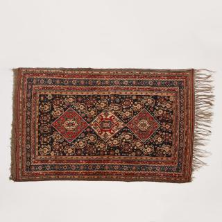 Appraisal: Caucasian rug Caucasian rug Late th th c triple diamond