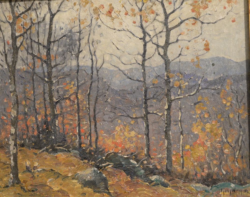 Appraisal: Guy Carleton Wiggins American - The Passing Year fall landscape