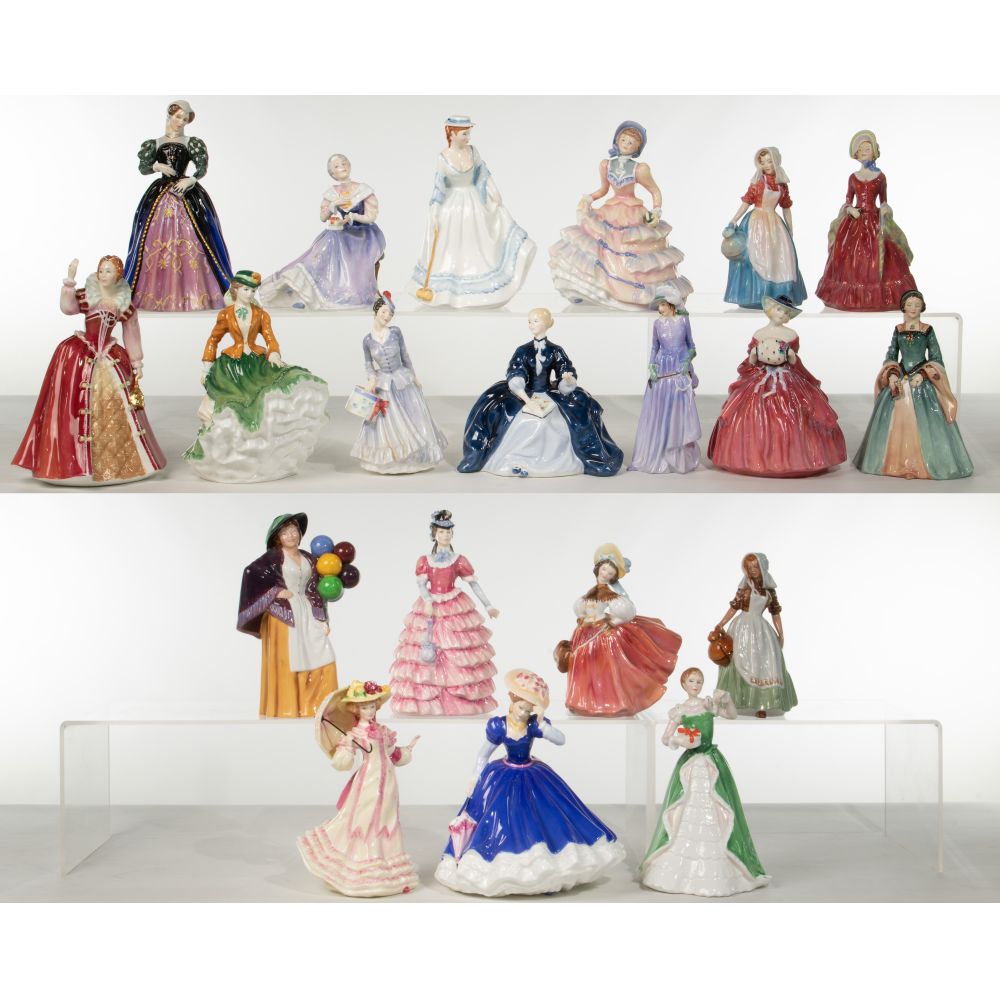 Appraisal: ROYAL DOULTON FIGURINE ASSORTMENT items all marked on undersides including