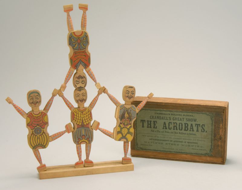 Appraisal: BOXED SET OF CRANDALL'S GREAT SHOW THE ACROBATS BUILDING BLOCKS