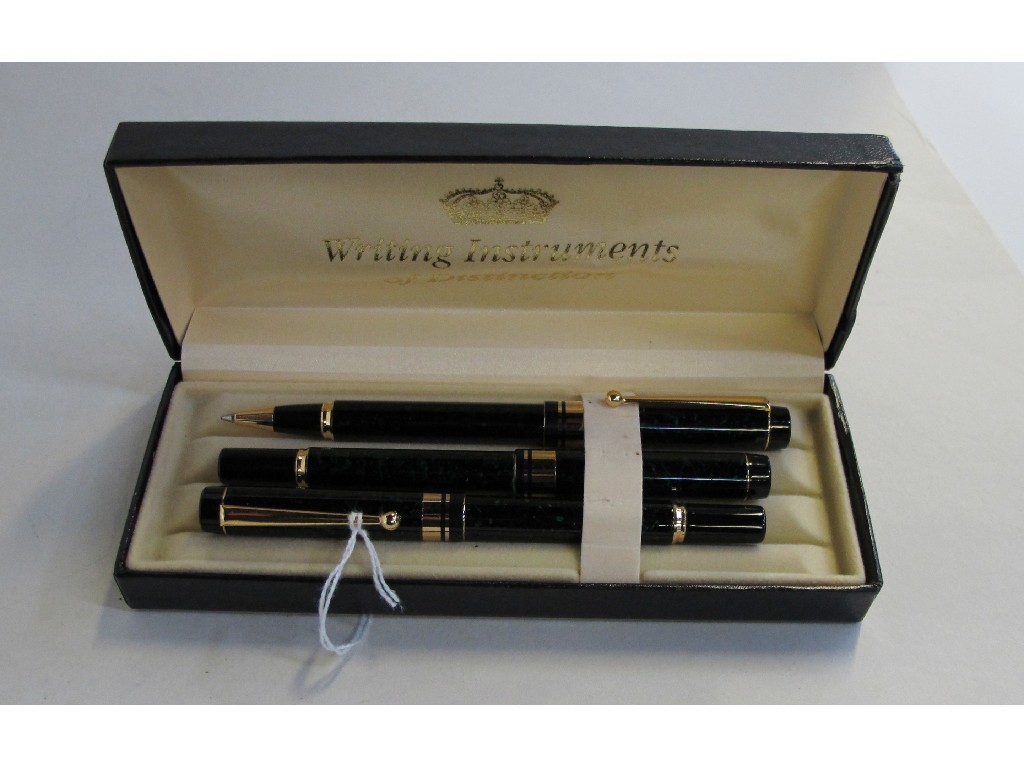 Appraisal: Modern pen and pencil set